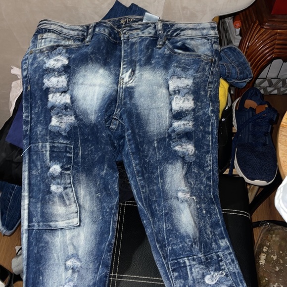 VIP denim skinny jeans, size 14 - Picture 2 of 3